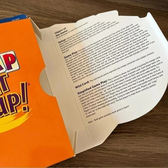 NEW Learning Resources Snap It Up! Game Word Reading Word Families Fun Fast Pace - Picture 3 of 5